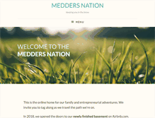 Tablet Screenshot of meddersnation.com